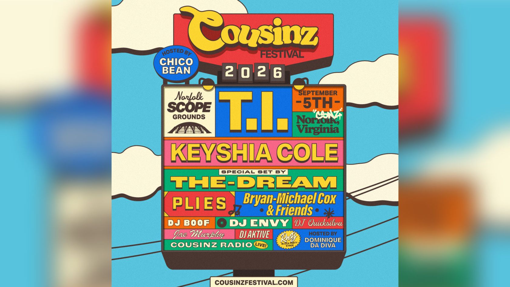 Cousinz Festival '26 - Sep 5th in Norfolk, VA
